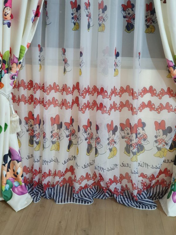 SET DRAPERIE SI PERDEA  MINNIE - imagine 3