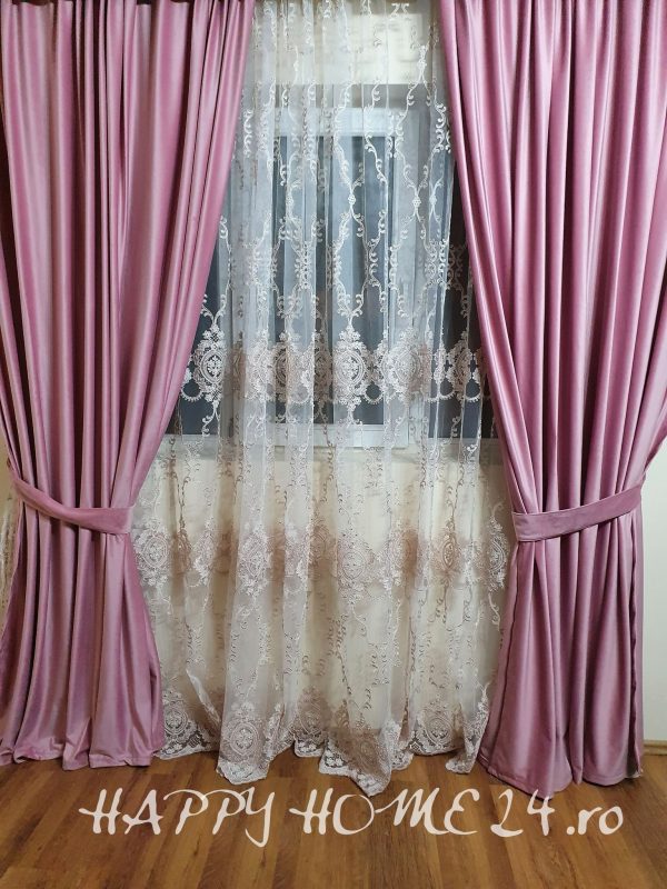 SET DRAPERIE SI PERDEA catifea