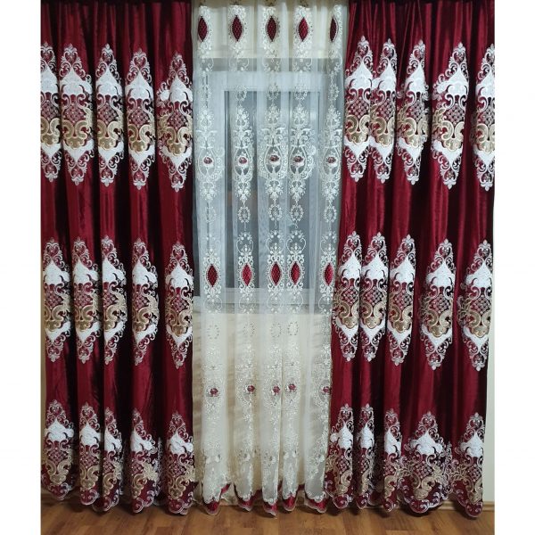 SET DRAPERIE SI PERDEA catifea - imagine 3