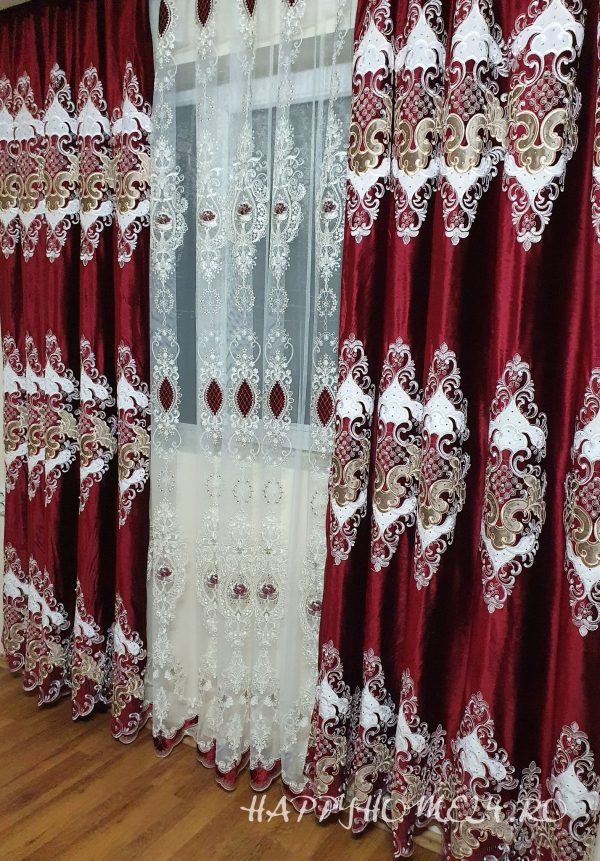 SET DRAPERIE SI PERDEA catifea