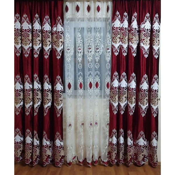 SET DRAPERIE SI PERDEA catifea - imagine 5