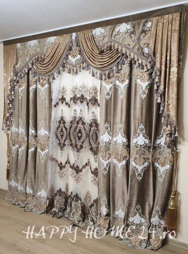 DRAPERIE SI PERDEA   DIN CATIFEA - imagine 4