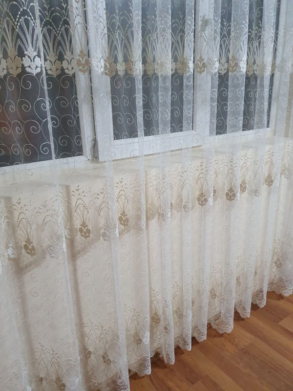 PERDEA DIN TULLE BRODAT - imagine 4