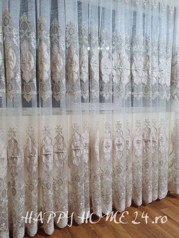 PERDEA TULLE BRODAT DELUXE