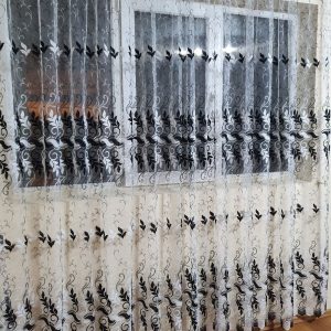 PERDEA DIN TULLE BRODAT