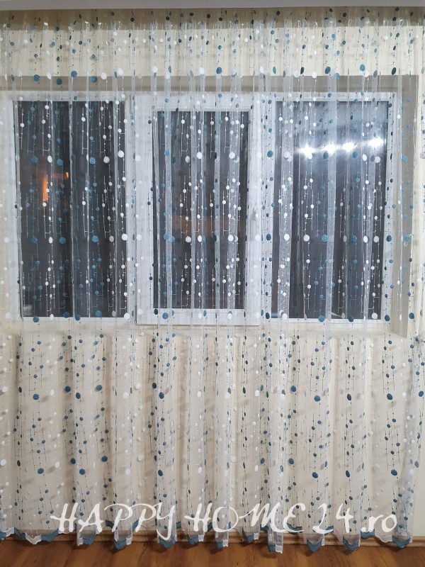 PERDEA DIN TULLE BRODAT - imagine 3