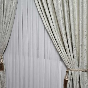 DRAPERIE  DIN CATIFEA CU INSERTII