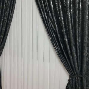 DRAPERIE  DIN CATIFEA CU INSERTII