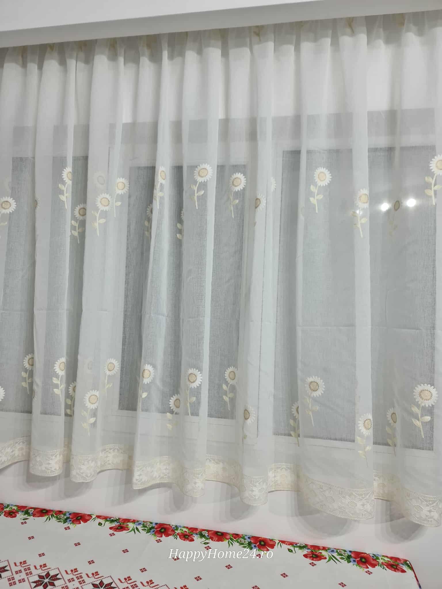 PERDEA BRODATA DE BUCATARIE - imagine 2