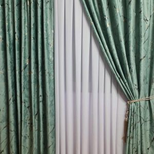 DRAPERIE  DIN CATIFEA CU INSERTII