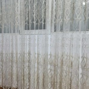 PERDEA DIN TULLE BRODAT