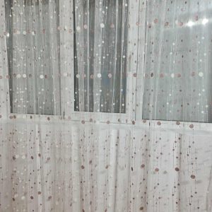 PERDEA DIN TULLE BRODAT
