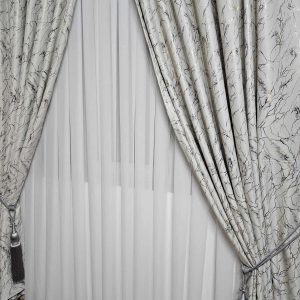 Draperie blackout cu insertii