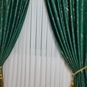 Draperie blackout cu insertii