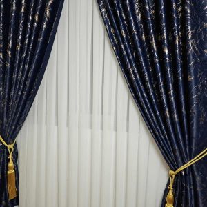 Draperie blackout cu insertii