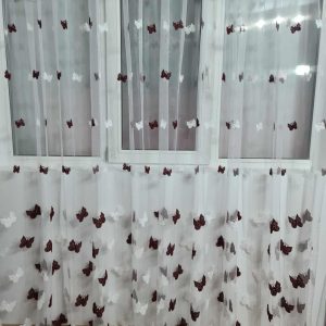 PERDEA DIN TULLE BRODAT