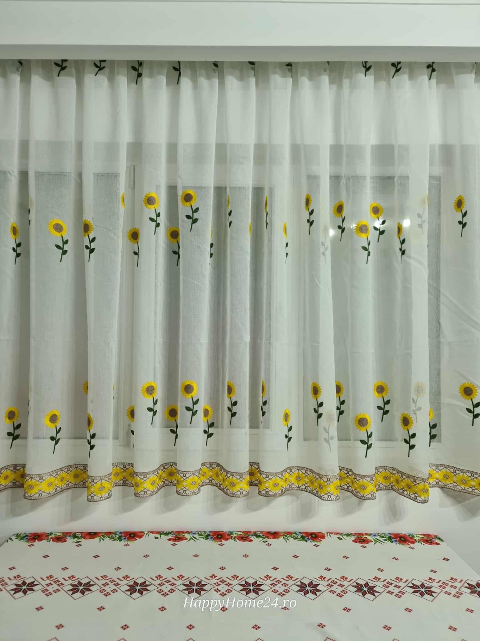 PERDEA BRODATA DE BUCATARIE - imagine 2