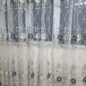 PERDEA DIN TULLE BRODAT