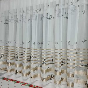 PERDEA BRODATA DE BUCATARIE