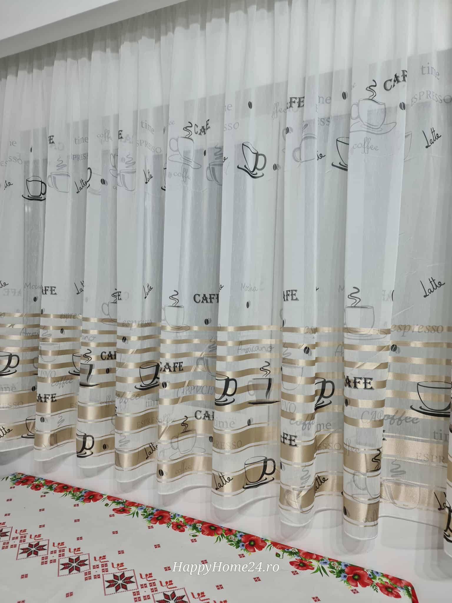 PERDEA BRODATA DE BUCATARIE