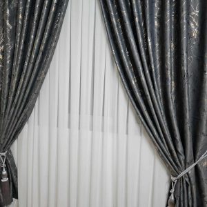 Draperie blackout cu insertii