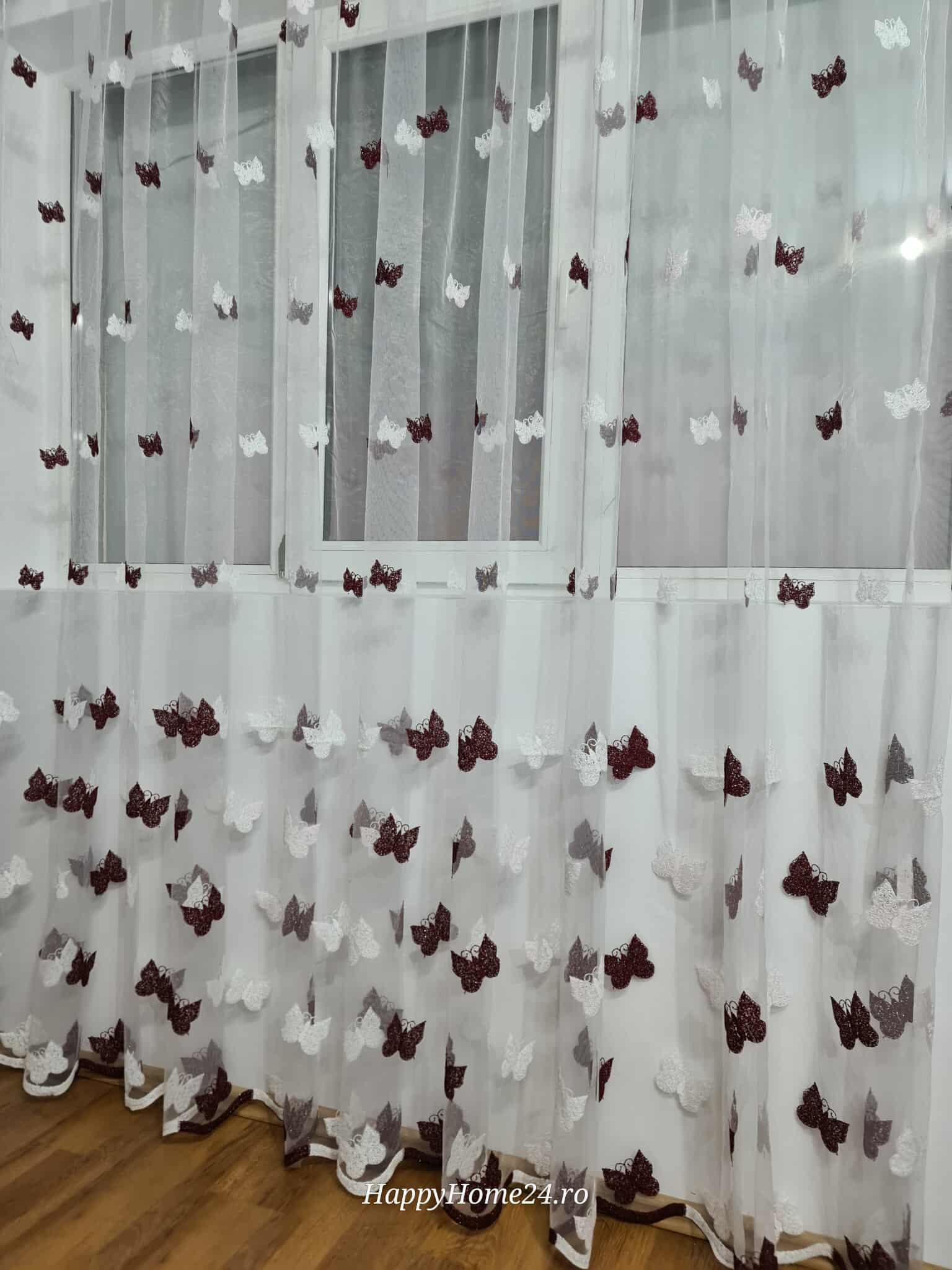 PERDEA DIN TULLE BRODAT - imagine 2