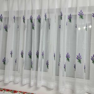 PERDEA BRODATA DE BUCATARIE