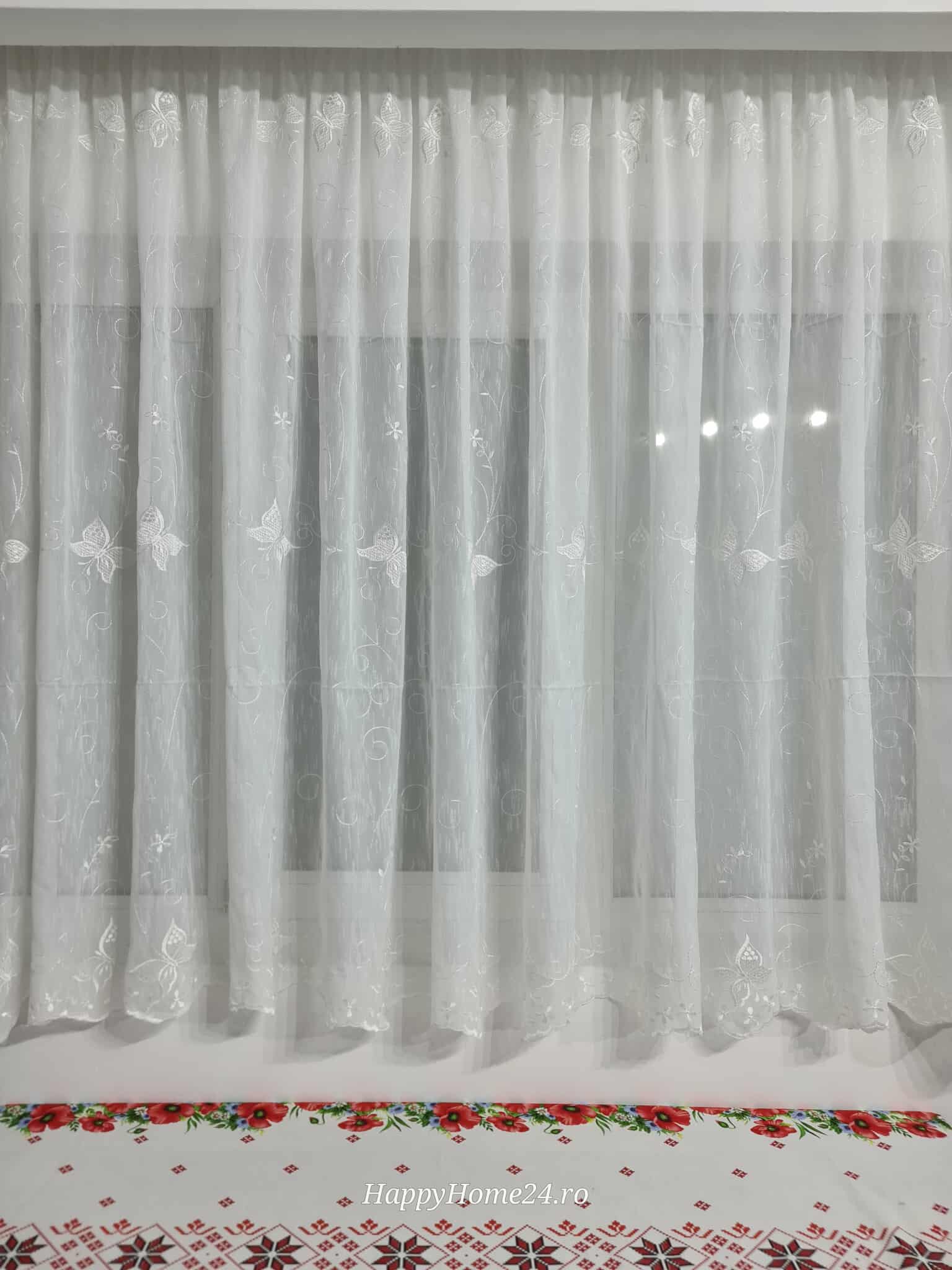 PERDEA BRODATA DE BUCATARIE - imagine 2