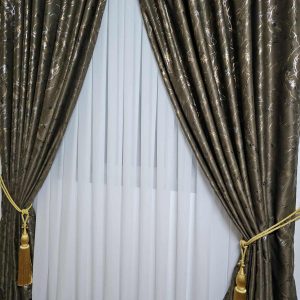 Draperie blackout cu insertii