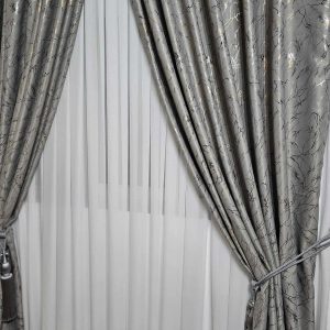 Draperie blackout cu insertii
